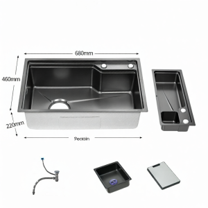 Nuomi | Japanese Style 304 Stainless Steel Large Single Basin Sink
