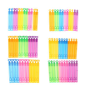 【New Arrival】 Bright and Colorful Foam Bubble Bottles 12/24pcs Outdoor Bubble Maker for Kids and Events