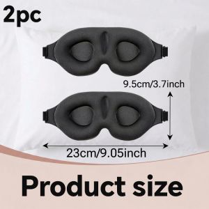 3D Sleeping Mask Block Out Light Soft Padded Sleep Mask For Eyes Slaapmasker Eye Shade Blindfold Sleeping Aid Face Mask Eyepatch