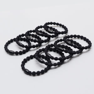 Dây Buộc Tóc Đen Dày Cho Phụ Nữ Dây Buộc Tóc Đơn Giản Dây Đàn Hồi Cao Dây Da Dây Buộc Tóc Dày Bằng Cao Su Phụ Kiện Tóc Thời Trang