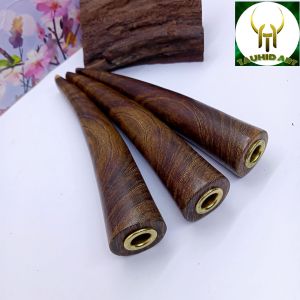 once pipa kayu galih kelor jawa model bulat polos L75