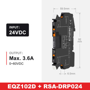 ENMG | ENMG APAN3124 12V/24V DC Ultra Slim Intermediate Relay Module  2A SPST NO Compact Chip Relay for Automotive/ Industrial Control