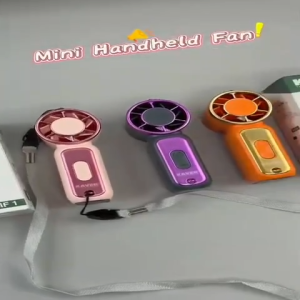 🥳 KAVER 199 SPEED MINI PORTABLE FAN RECHARGEABLE HIGH SPEED HANDHELD FAN USB MINI FAN MALAYSIA READY STOCK LED DISPLAY ( PINK PURPLE OREN )