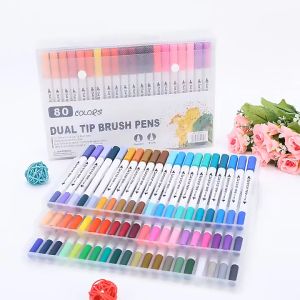 สีน้ำ พู่กันสีน้ำ ปากกาสี สีน้ำวาดรูป ปากกาเน้นคำ สีเมจิก 2หัว ถ้าคุณกำลังใช้สีเมจิกในการแสดงความงาม ๆ หรือใช้งานกับป่า คุณมักจะต้องเชื่อมต่อสีน้ำ การปรับปรุงเป็นสีน้ำ พู่กัน สีน้ำวาดรูป ในรูปร่างที่ดี ในรูปร่างสีน้ำ คุณจะสามารถใช้สีเมจ