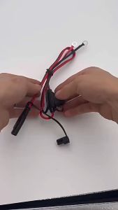 Dây Cáp Kết Nối Sạc Bình Ắc Quy 12V Cho Xe Máy (Kèm Cầu Chì 10A)