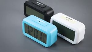 Taffware Jam LCD Digital Clock with Alarm Murah