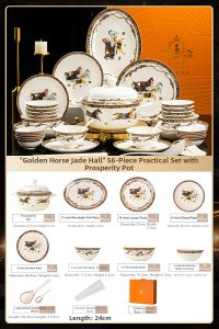 mornenjoy | Luxury Aesthetic Ceramic Tableware Set for Gift