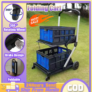 Folding Utility Trolley: A Multi-Purpose Shopping Cart