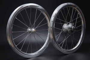 SILVEROCK SR30A Alloy Wheels 16" 1 3/8" 349 Rim Brake 6 Speed Internal Gear 3 x 2 External Sturmey Archer SRF3 Hub for PLINE CLINE 3sixty Pikes Folding Bike Wheelset