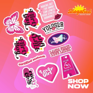 BLOGAFIED MERCH Landi Responsibly Sticker Pack