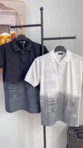 áo thun nam  áo thun có cổ nam áo phông có cổ hot trend mới 2024  vải cotton mềm mịn thoáng mát  phối chữ LO DE nổi [ ảnh thật + video sp]