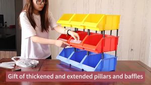 [High Quality]Parts box Stackable and Combinable Multi Tools Box Storage Box Multi Tool Box /Storage Box Organizer /Storage Organizer /Compartment Organizer Display Product Grids