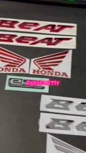 Emblem Beat Led Deluxe ABS Bagus Tebal Beat FI 2020 2021 2022 Set Garuda Wings ESP bisa Satuan