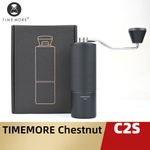 Timemore | TIMEMORE Chestnut C2S Manual Coffee Grinder New Upgrade Integrated Metal Body Portable Hand Grinder Great For Travel Camping