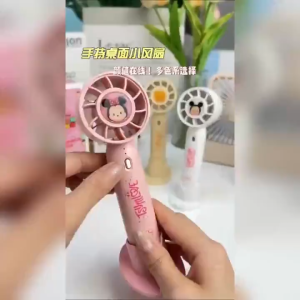 Handheld Fan USB 手持风扇 Rechargable Kipas Meja Boleh Cas Convenient Student Portable Multi-functional School