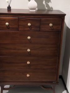 New Chinese Style Solid Wood Wenge Wood Six Seven Chest of Drawers Bedroom TV Cabinet Storage Cabinet Living Room Entrance Cabinet Dining Room Furniture