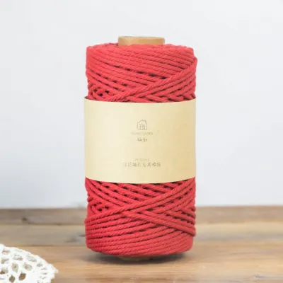 Dây Cotton Nhiều Màu DIY Dây Trang Trí Macrame Bohemian Phụ Kiện Thủ Công Dây Cotton Vật Dụng Trang Trí Nhà Cửa