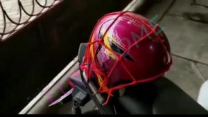 Jaring Mantel Helm Universal 30X30CM 6 Hook Bagasi Helmet Net Tali Pengikat Jaring Helm Barang Pengikat Ikat Helem Sepeda Barang Bagasi