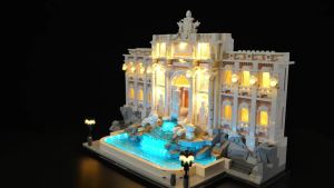 Kyglaring LED Light Kit Suitable for Lego Trevi Fountain 21062 Building Blocks Decorative Lamp Not Include Lego Building