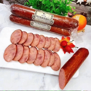 Authentic Russian Style Pure Meat Sausage 350g Instant Cold Storage Required Harkes Brand Large Red Sausage Ham Snack