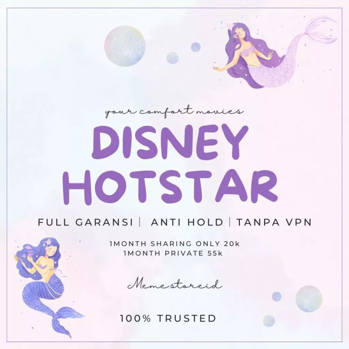 Disney Premium Bulanan/Harian Full Anti Limit support (IOS, ANDRO, TV, COMPUTERS)