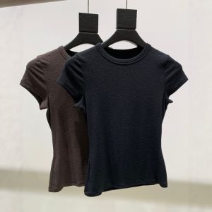 Ice Silk Round Neck Comfortable T-Shirt