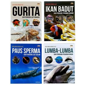 SET 4 JUDUL Seri DUNIA BAWAH LAUT GURITA DAN PENGHUNI LAUT DANGKAL  LUMBA-LUMBA DAN PENGHUNI PERAIRAN DINGIN