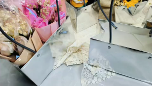 พร้อมส่งในไทย..กล่องดอกไม้กันน้ำสีเงิน บรรจุภัณฑ์กล่องของขวัญพกพา ศิลปะดอกไม้ วัสดุจัดดอกไม้ DIY