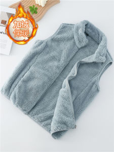 Áo Khoác Ngoài Bằng Vải Nỉ Coral Fleece Dày Dặn Cho Nữ Mùa Thu Đông Áo Khoác Ngoài Cổ Đứng Có Khóa Kéo Màu Trơn Polyester 100%