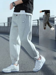 ROMON | Loose Fit Sports Pants For Men Romon Brand Grey Casual Long Trousers Spring Autumn New Style Teenagers Fashion Trend