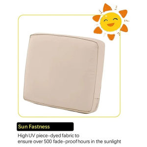 1 PC Sofa Cushion Cover Garden Outdoor Cushion Replacement Cover Waterproof Chair Seat Cushion Sofa Cover with Zipper 600D