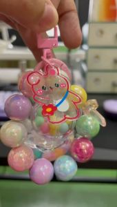 Casual Silicone Charms Quick Sand Style Key Holder