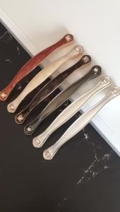 New Modern Long Bar Cabinet Handle Golden Drawer Wardrobe Knob Furniture Luxury Cabinet Handles