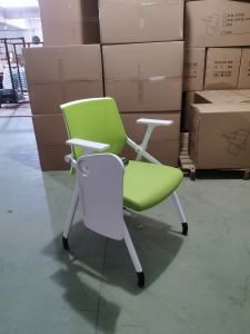 Foldable Training Chair with Enlarged Writing Board Meeting Room Conference Chair with Table Board Office Chair Students Chair Conference Chair