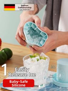 XIAXIU | Domestic Small Ice Tray for Making Squares Silicone Soft Ice Box