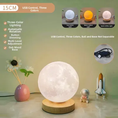 Rotating Moon Desk Lamp