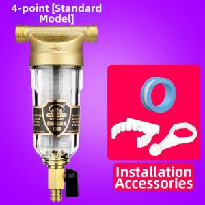 High Flow Well Water Faucet Whole House Central Pipeline Filter