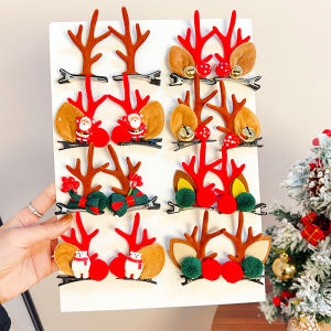 Christmas Decor Deer Antler Hair Clip Accessories