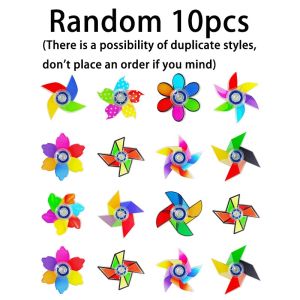 Meade | Fidget Spinner Toy Colorful Windmill Petal Anti Stress Relief ADHD Acrylic Party Favor Birthday Carnival Bag Stuffer Adult Gifts