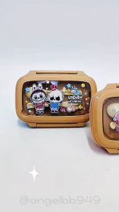 Angel Baby Kids Zimomo Labubu Container 304 Stainless Steel Lunch Box Sekolah Bekal Makanan