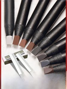 MONLEYTA | Long-Lasting Waterproof Sweat-Proof Non-Smudging Womens Eyebrow Pencil Sharpener Blade Type Makeup Artist Professional