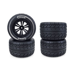 4 Chiếc Lốp Xe Monster NEEBRC 115mm 12mm Hex Chống Trơn Bánh Xe Cao Su Dành Cho Xe RC Buggy 1/10 Tương Thích Với HPI HSP Savage XS TM Flux LRP