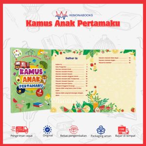 Kamus Anak Pertamaku: buku untuk membantu si kecil dalam menghafal kosakata baru dalam bahasa Inggris Indonesia dan Arab ~ Buku Anak Winonabooks × As salam