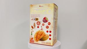 Verena Fiberlax-S Plus ไฟเบอร์ รสมะม่วง ดื่มง่าย คุมหิว ช่วยขับถ่าย ผักผลไม้รวม 45 ชนิด(1กล่อง10ซอง)