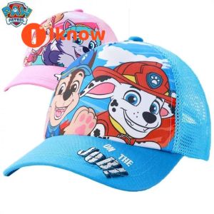 I know Childrens Hat Summer Mesh Breathable Baseball Cap Baby Sun Hat Boy Cap