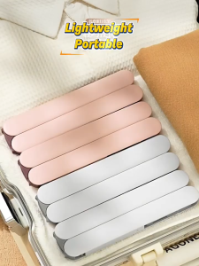 Ecoco Travel Clothes Hanger Non-Slip Hanger Foldable with Clip Lightweight Compact 2 Colors E25138