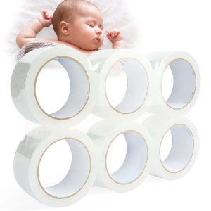 2.6mil No Noise Packing Tape 48mm x 100m Heavy Duty Silent Packing Tape for Moving Storage and Packaging
