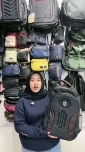 Tas Ransel Laptop Bisa Untuk Sekolah Kuliah Kerja Backpack Pria Tas Punggung Embos - PG 32