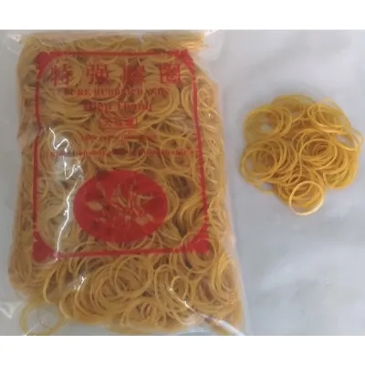 Dây thun buộc hàng màu vàng loại tốt túi 500g
