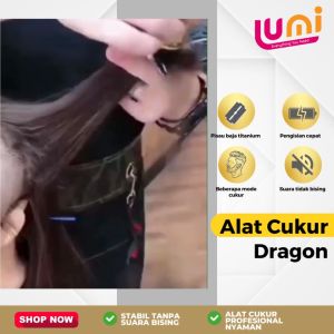alat mesin cukur potong rambut bulu kumis dan jenggot listrik Vintage T9 dragon hair clipper trimmer naga shaver elektrik